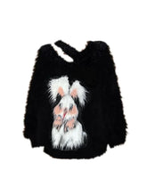 Pull polaire lapin moelleux